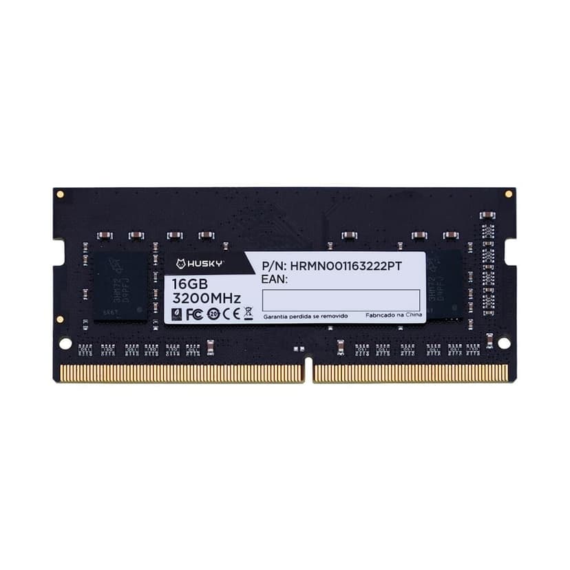 Husky 16GB (1x16GB) DDR4 SO-DIMM 3200MHz CL22 Preto - HRMN001163222PT