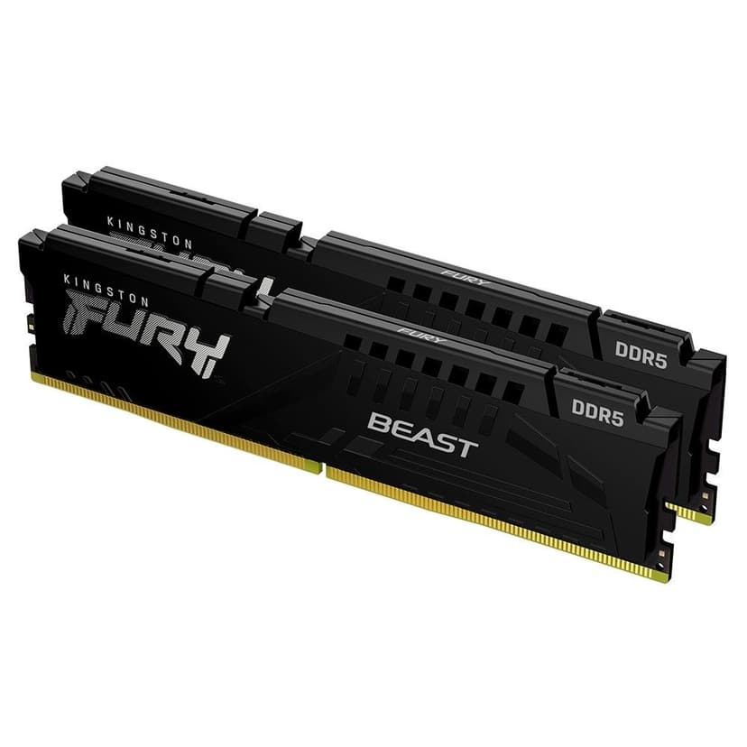 Kingston Fury Beast 32GB (2x16GB) DDR5 5200MHz CL40 Preto - KF552C40BBK2-32