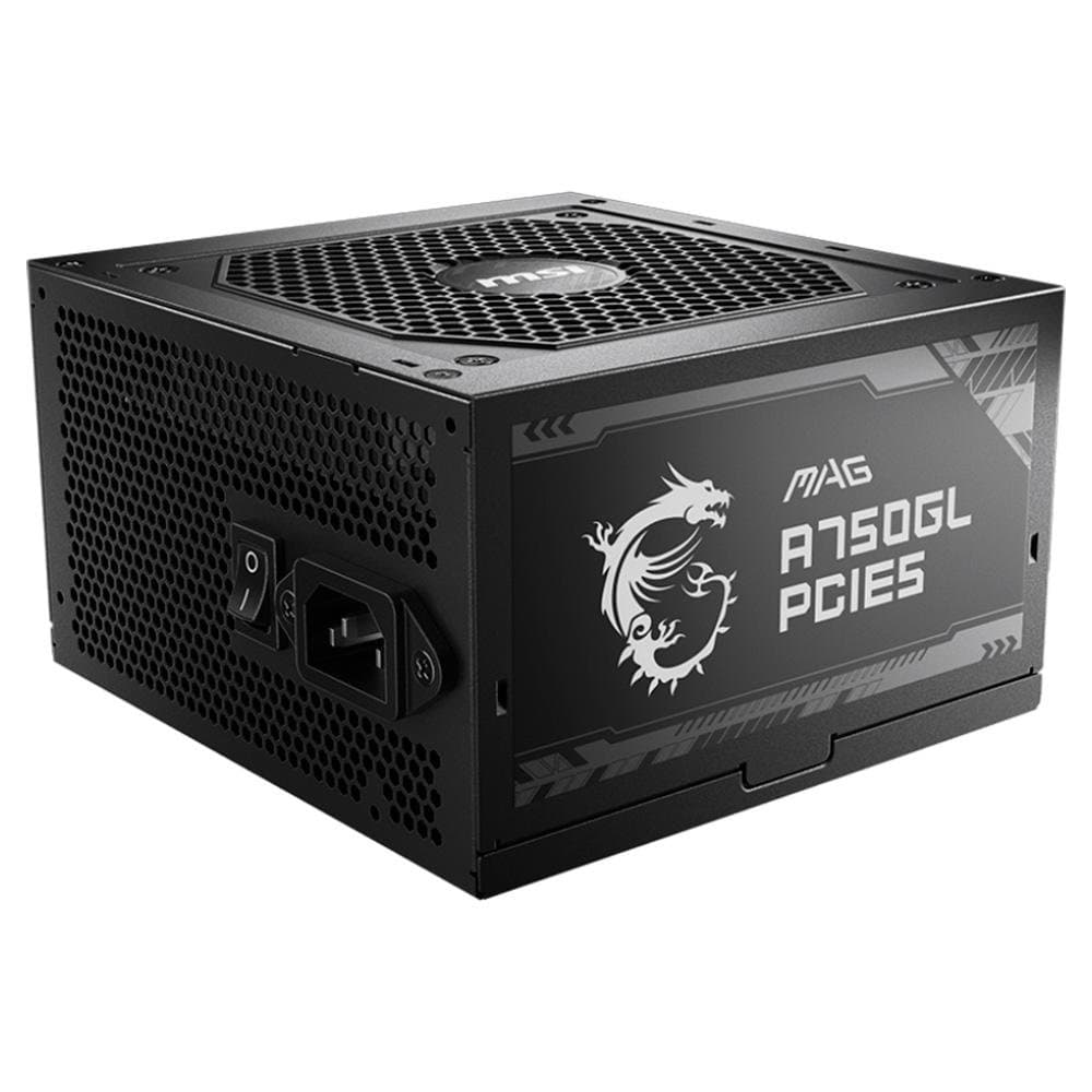 MSI MAG A750GL PCIE5 750W 80 Plus Gold Modular ATX 3.1 MSI MAG A750GL PCIE5 750W 80 Plus Gold Modular ATX 3.1
