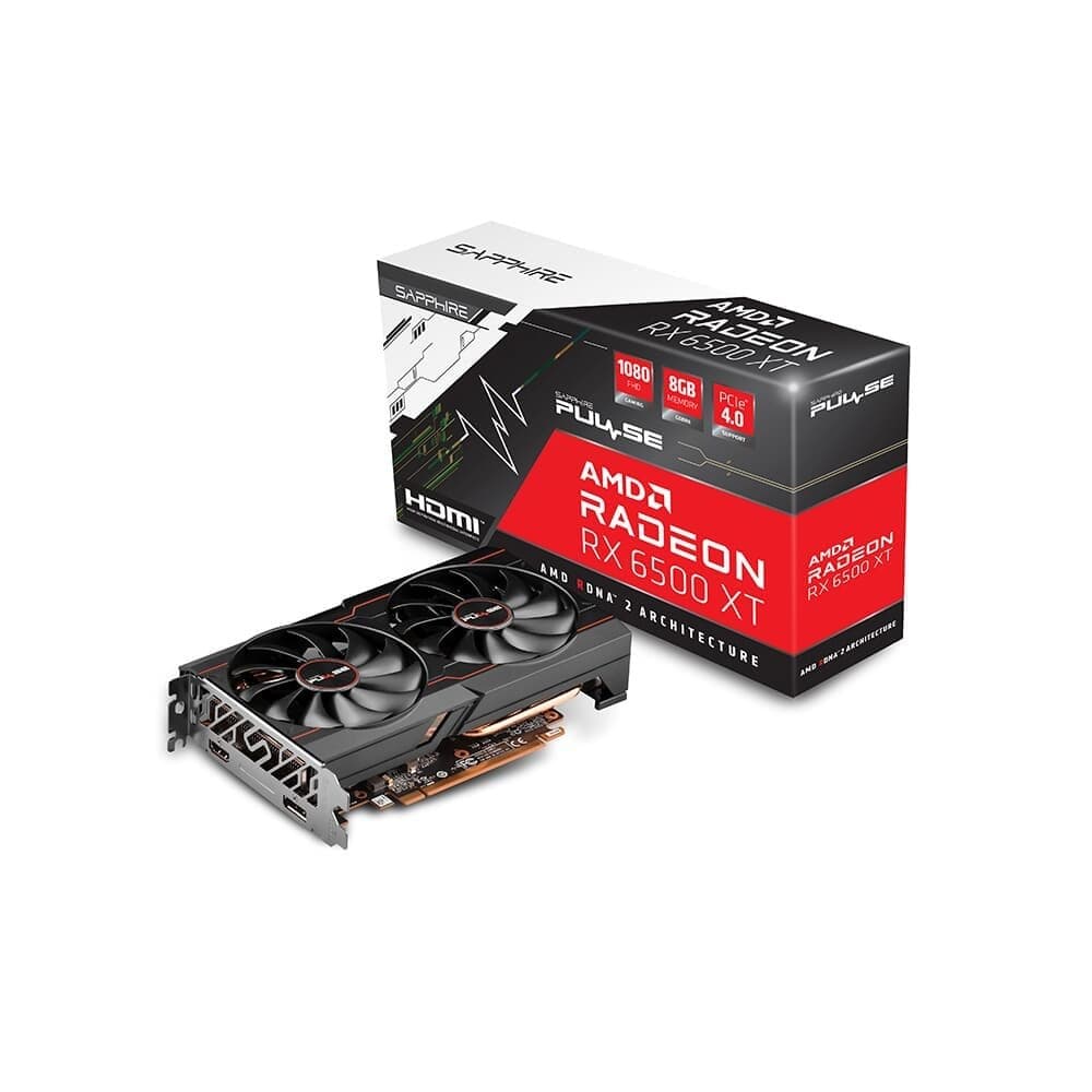 RX 6500 XT 8GB Sapphire RX 6500 XT 8GB Pulse