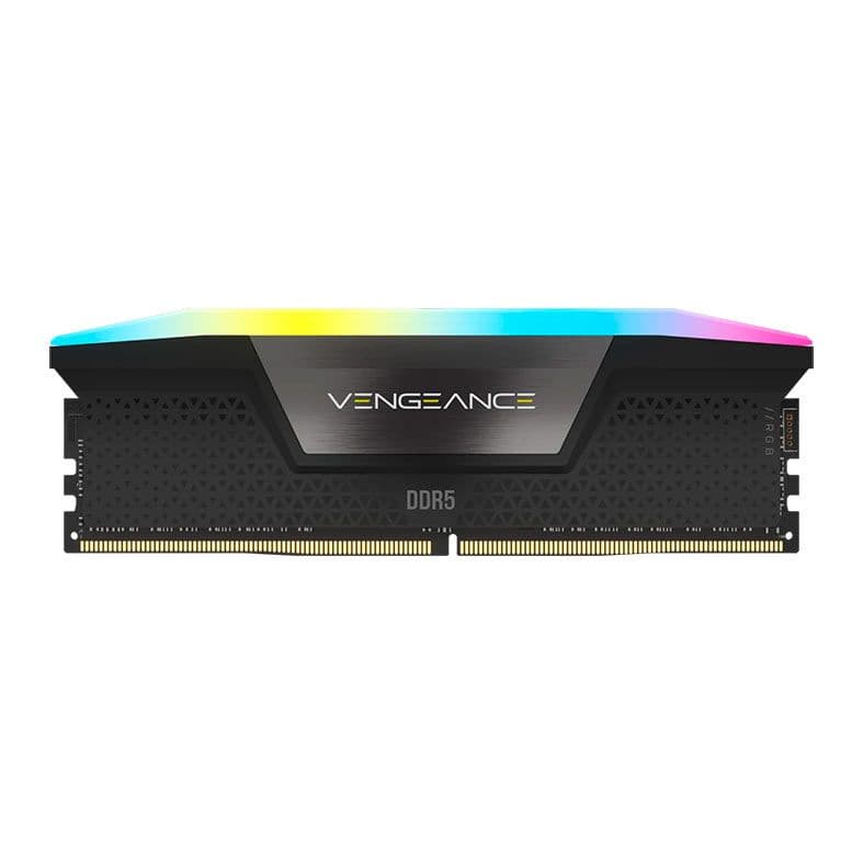 Corsair Vengeance RGB 16GB (1x16GB) DDR5 6000MHz CL36 Preto - CMH16GX5M1E6000Z36