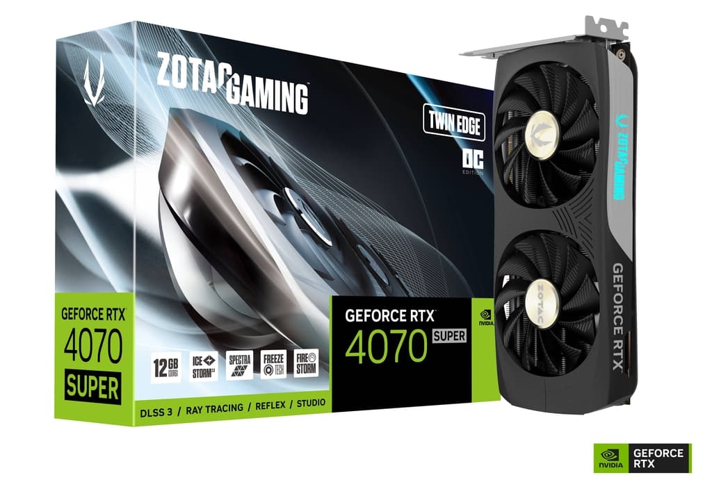 RTX 4070 Super ZOTAC RTX 4070 Super Twin Edge