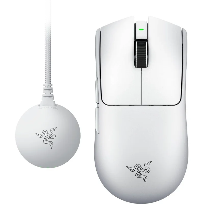 Razer Viper V4 Pro Sem Fio, Sensor Focus Pro 50K, 50000 DPI Razer Viper V4 Pro Sem Fio, Sensor Focus Pro 50K, 50000 DPI, Branco - RZ01-05630200