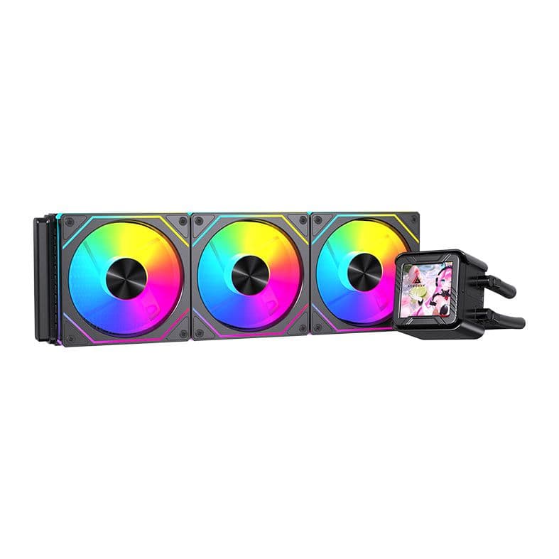 Water Cooler Acegeek CryoScreen 360 360mm ARGB Preto - AG-CRYOSCREEN360-BK