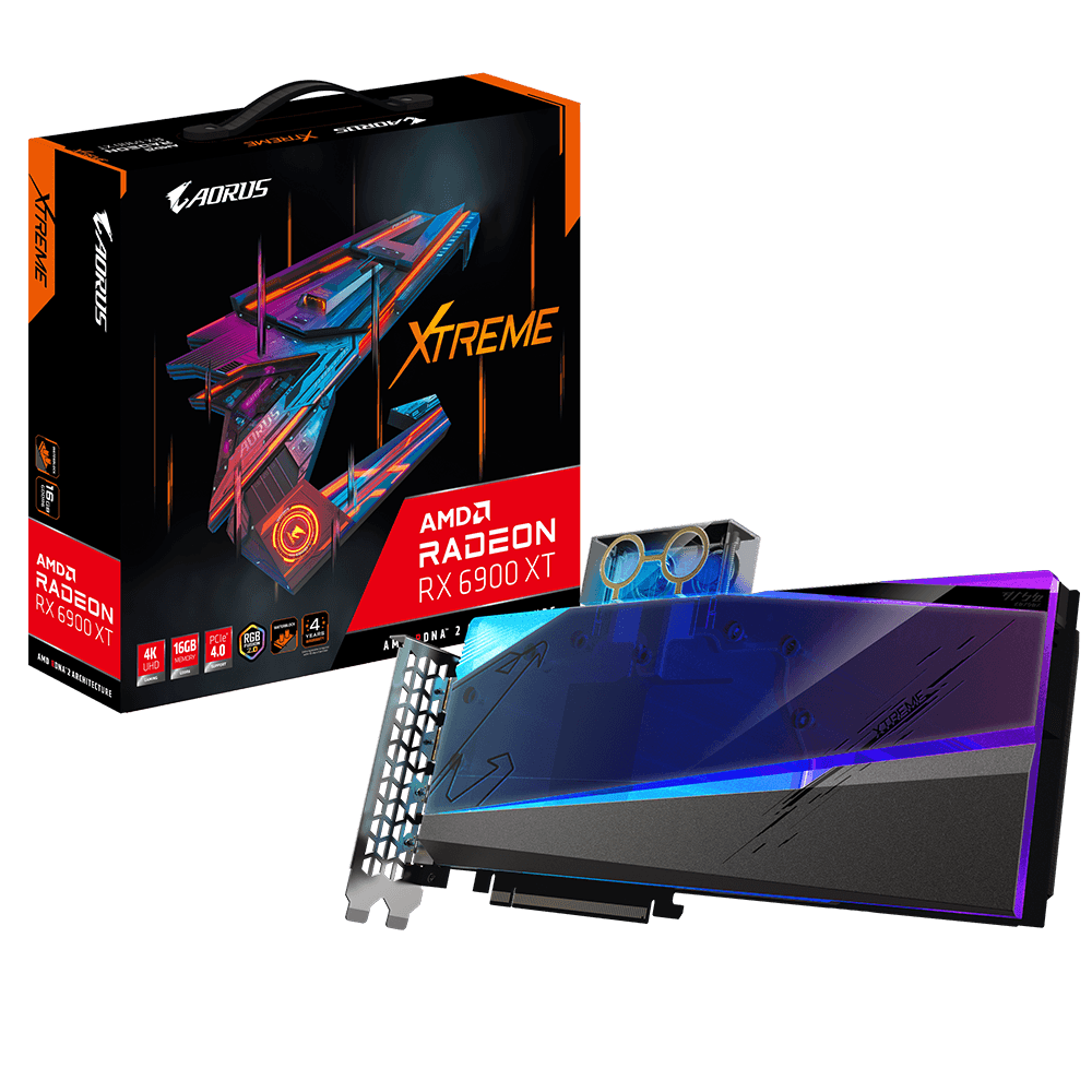 RX 6900 XT Gigabyte RX 6900 XT Aorus Xtreme WaterForce