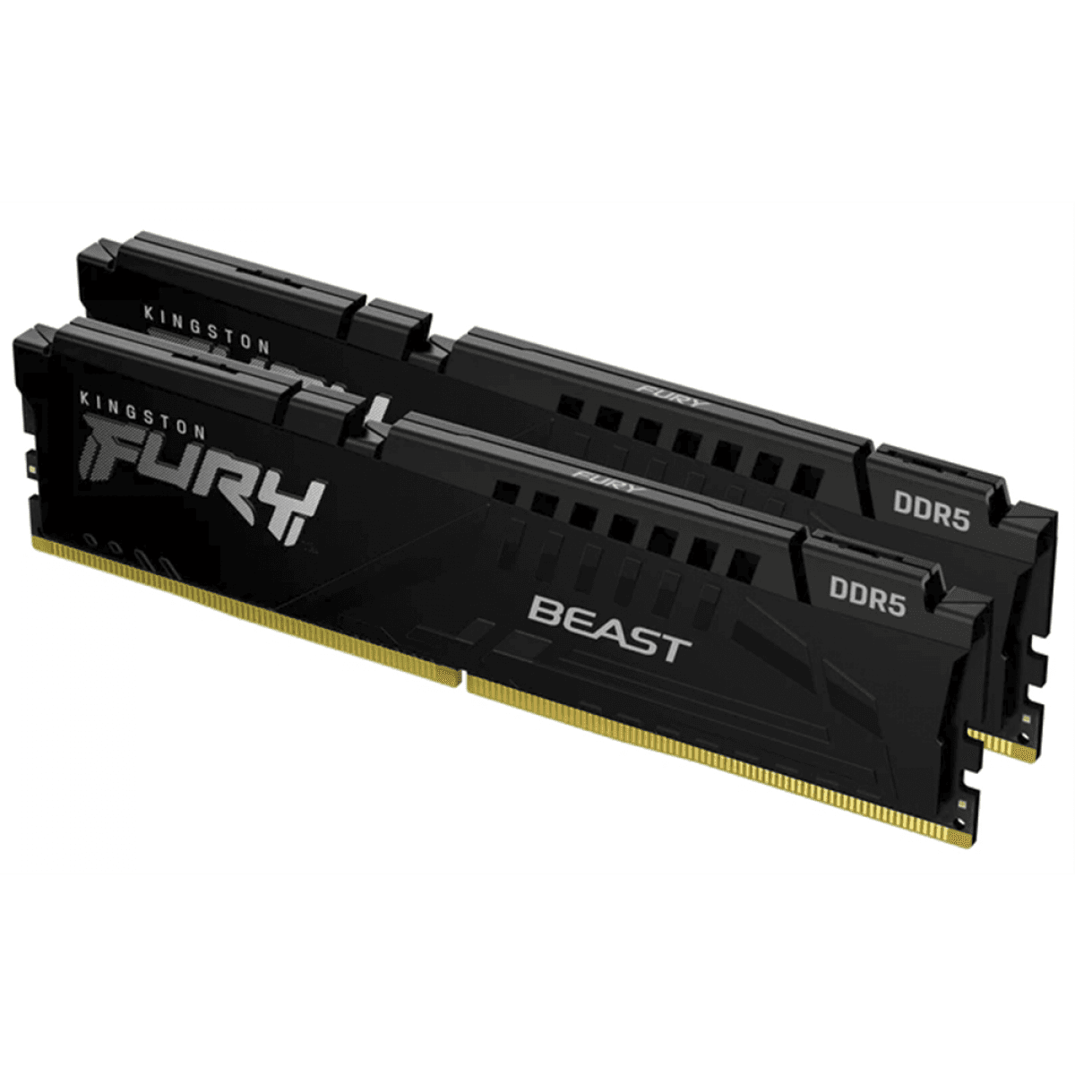 Kingston Fury Beast 16GB (2x8GB) DDR5 Kingston Fury Beast 16GB (2x8GB) DDR5 5600MHz CL36 Preto - KF556C36BBEK2-16