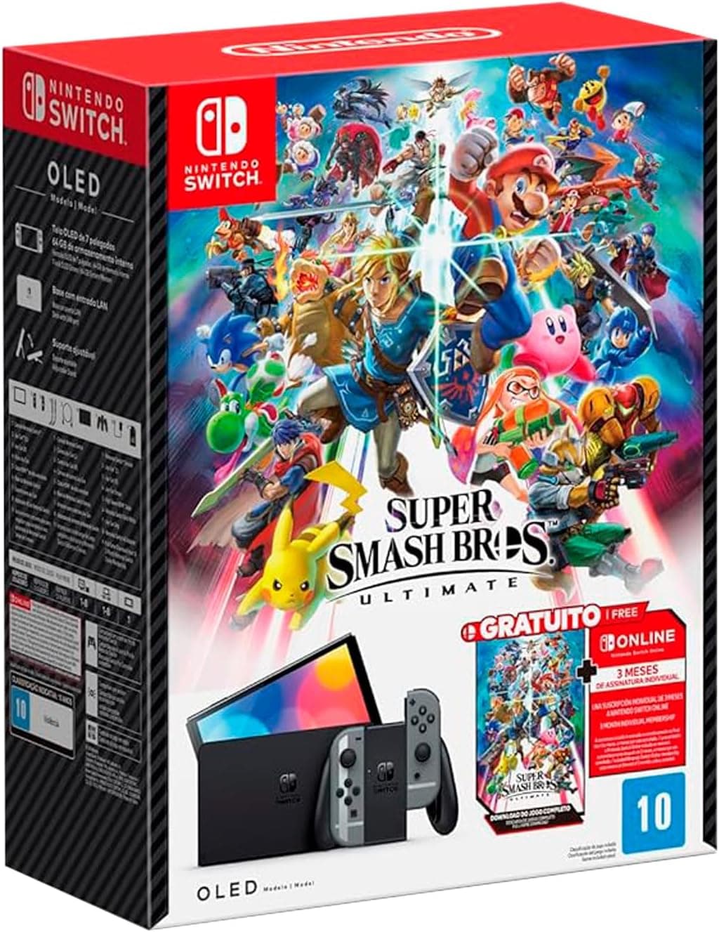 Nintendo Switch OLED Nintendo Switch OLED (Edição Super Smash Bros Ultimate)