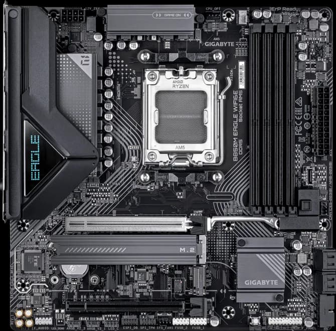 Gigabyte B850M Eagle WIFI6E AM5 Micro-ATX DDR5 Gigabyte B850M Eagle WIFI6E AM5 Micro-ATX DDR5
