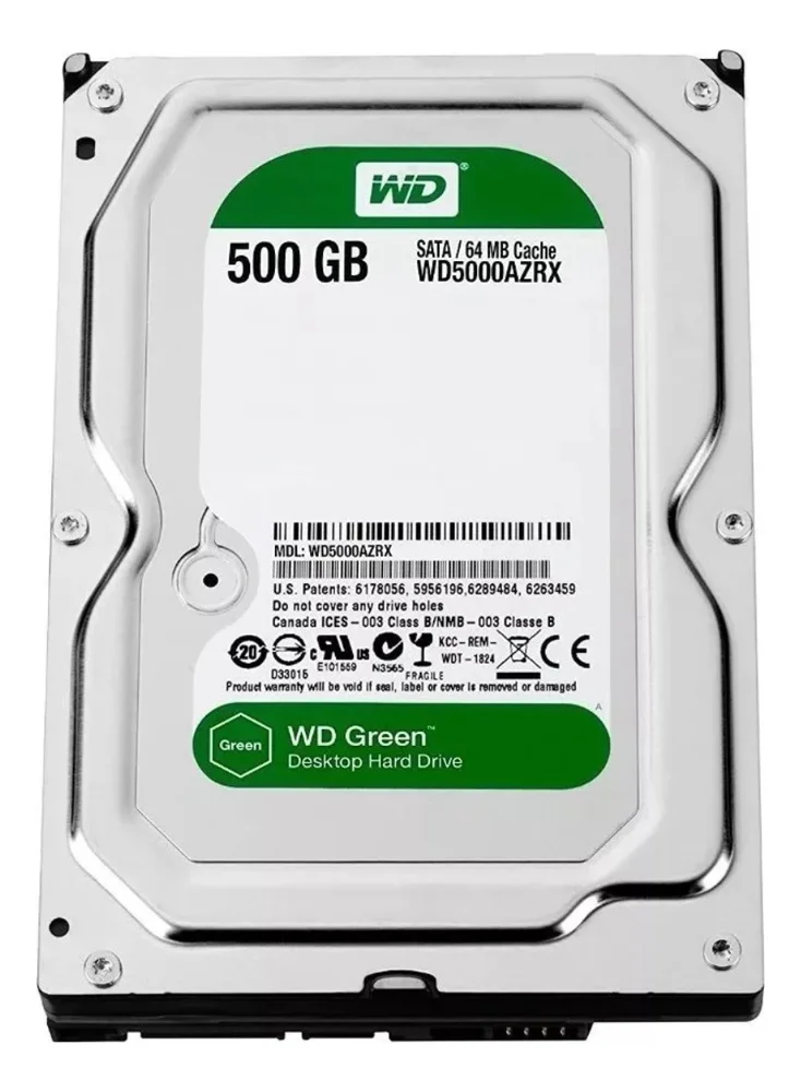 Western Digital WD Green 500GB HDD SATA III - WD5000AZRX