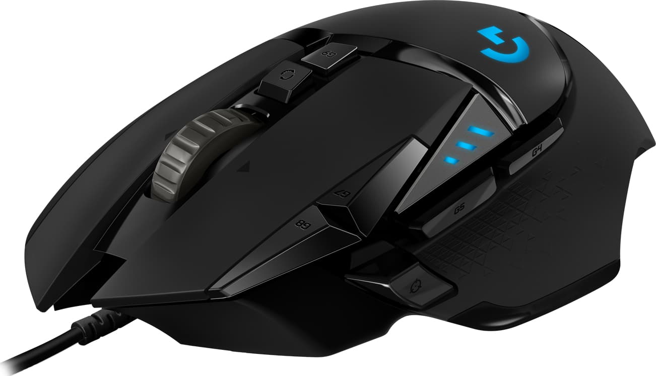Logitech G502 Hero 25600 DPI Preto - 910-005472 Logitech G502 Hero 25600 DPI Preto - 910-005472
