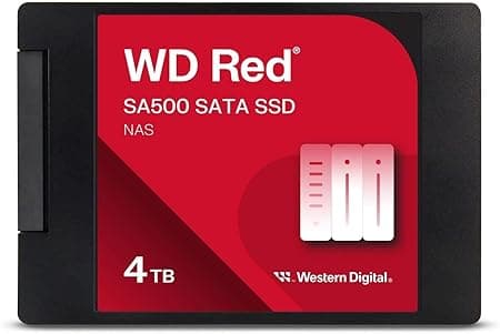 Western Digital WD Red SA500 4TB SSD SATA III - WDS400T2R0A Western Digital WD Red SA500 4TB SSD SATA III - WDS400T2R0A
