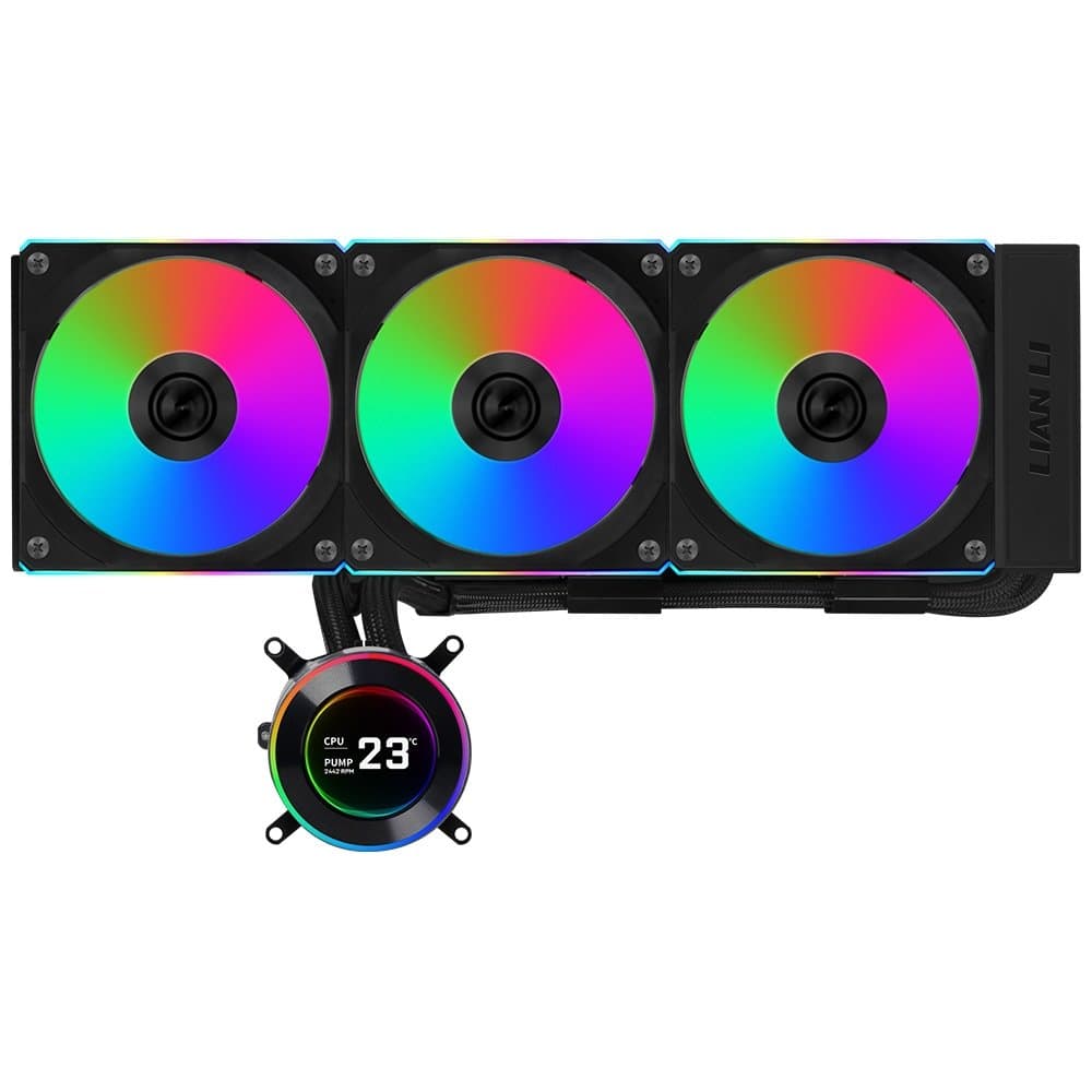 Water Cooler Lian Li Hydroshift II LDC-C 360CL 360mm ARGB Water Cooler Lian Li Hydroshift II LDC-C 360CL 360mm ARGB Preto - GHS2LCD36RB