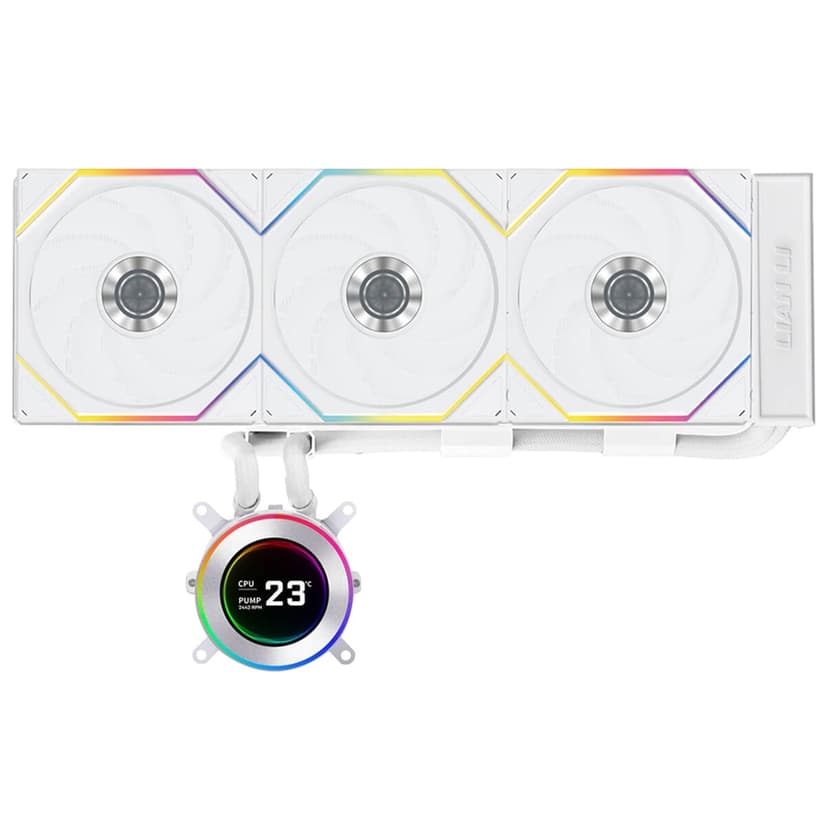 Water Cooler Lian Li Hydroshift II LCD-C 360TL 360mm ARGB Branco - GHSLCD36
