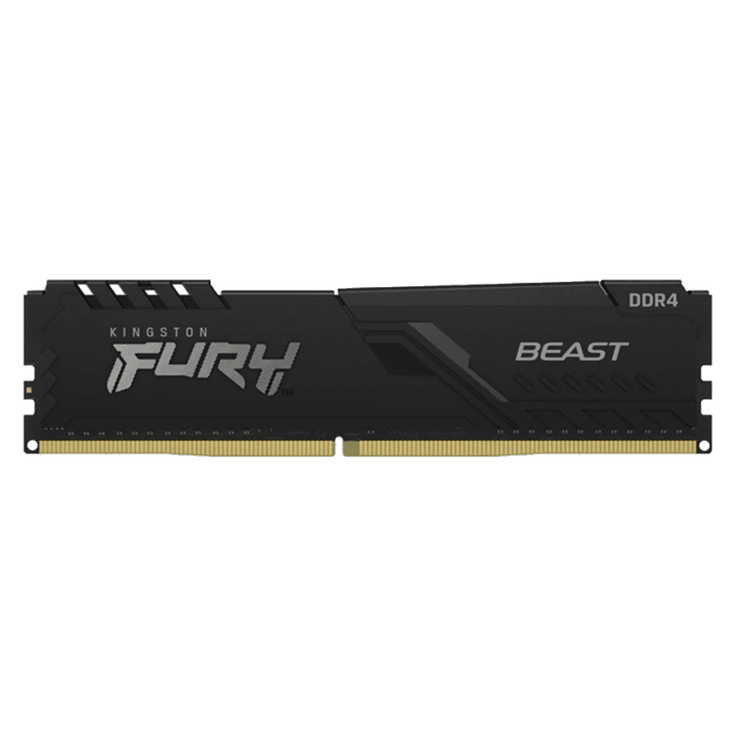 Kingston Fury Beast 16GB (1x16GB) DDR4 3600MHz CL18 Preto - KF436C18BB/16