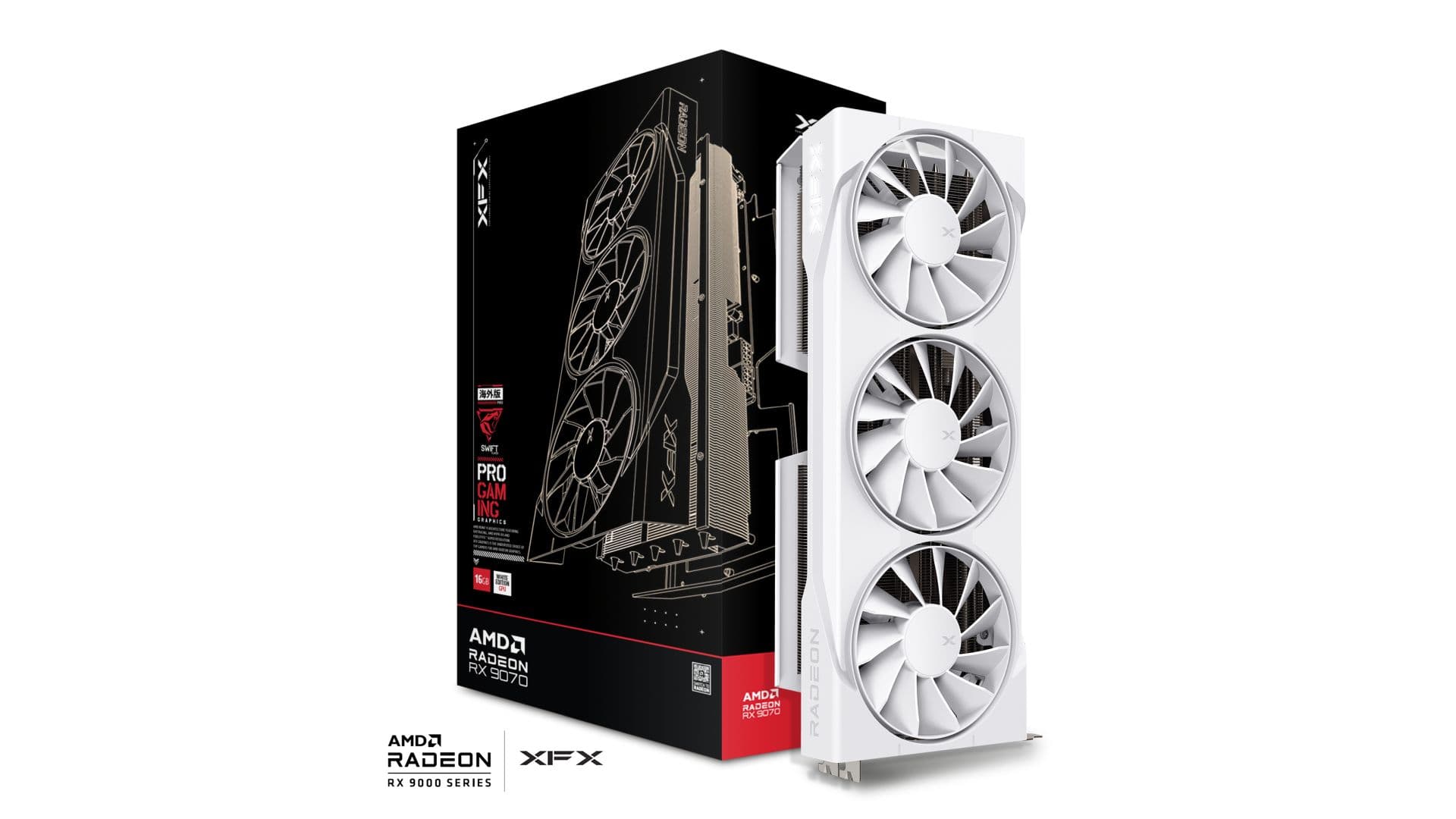 RX 9070 XFX RX 9070 Swift White
