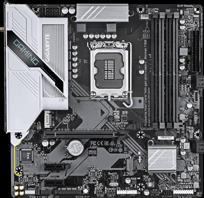 Gigabyte B760M GAMING PLUS WIFI DDR4 LGA1700 Micro-ATX DDR4