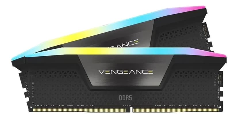 Corsair Vengeance RGB 96GB (2x48GB) DDR5 7200MHz CL40 Preto - CMH96GX5M2B7200C40
