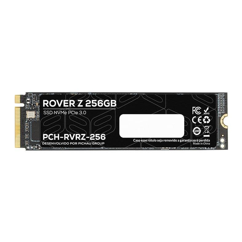 Pichau Rover Z 256GB SSD NVMe Gen 3 - PCH-RVRZ-256 Pichau Rover Z 256GB SSD NVMe Gen 3 - PCH-RVRZ-256