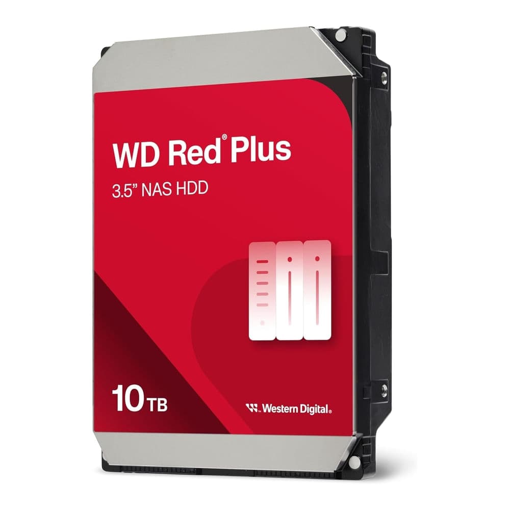 Western Digital Red Plus 10TB HDD SATA III - WD100EFGX Western Digital Red Plus 10TB HDD SATA III - WD100EFGX