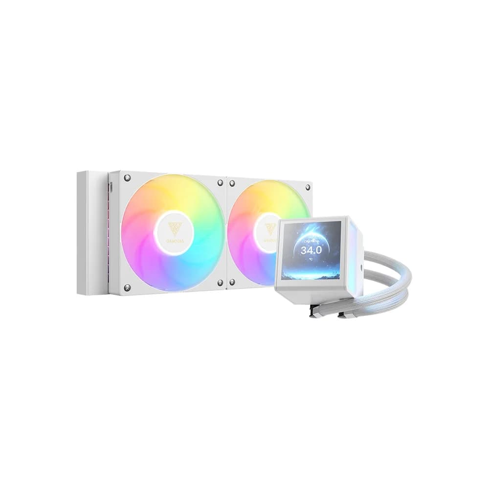 Water Cooler Gamdias Chione P5-240 240mm ARGB Water Cooler Gamdias Chione P5-240 240mm ARGB Branco - P5-240 WH