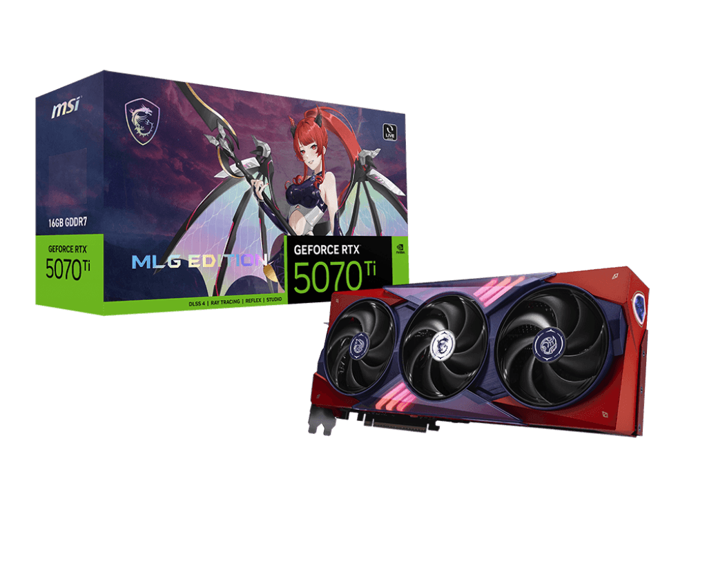 RTX 5070 Ti MSI RTX 5070 Ti MLG Edition