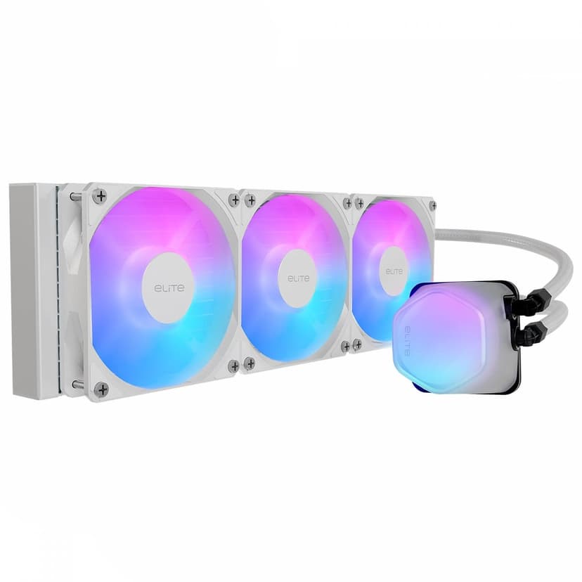 Water Cooler Cooler Master Elite Liquid 360mm ARGB Branco - ELW-D36M-A21DA-RW
