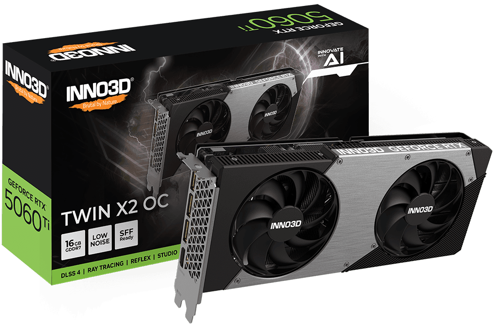 RTX 5060 Ti 16GB INNO3D RTX 5060 Ti 16GB Twin X2 OC