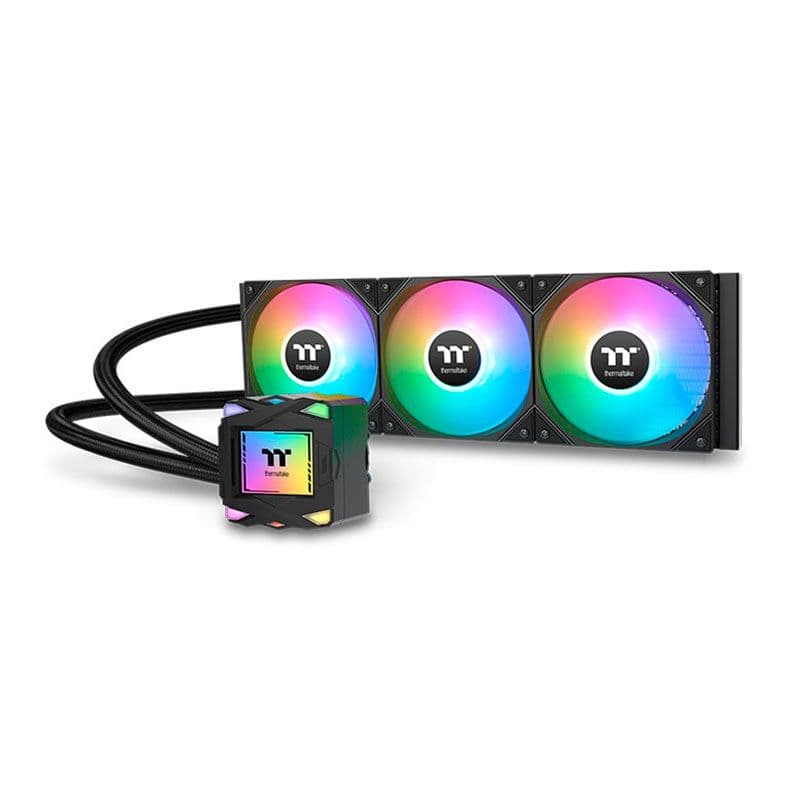 Water Cooler Thermaltake LA360 ARGB Sync 360mm ARGB Water Cooler Thermaltake LA360 ARGB Sync 360mm ARGB Preto - CL-W459-PL12SW-A