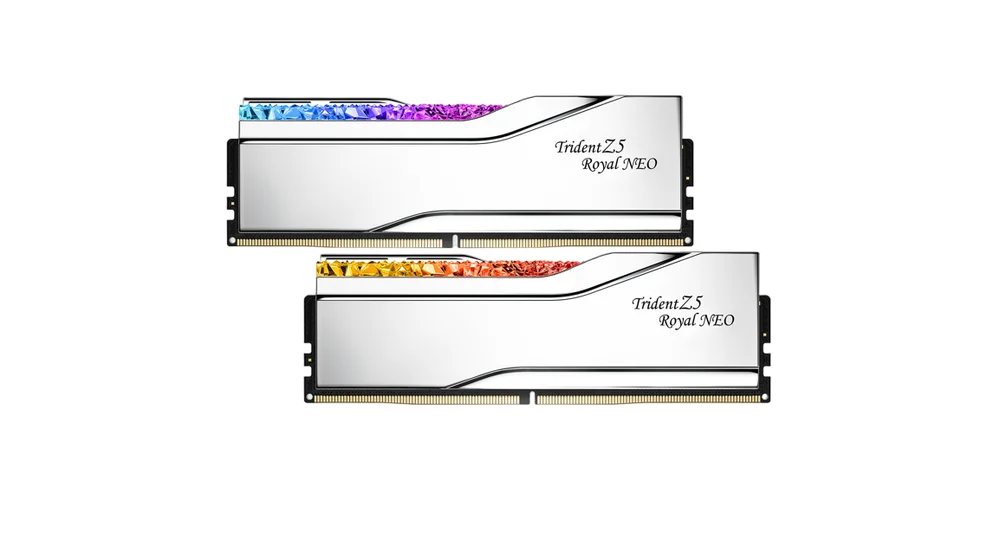G.Skill Trident Z5 Royal RGB 32GB DDR5 G.Skill Trident Z5 Royal RGB 32GB (2x16GB) DDR5 6400MHz CL30 Prata - F5-6400J3039G16GX2-TR5NS