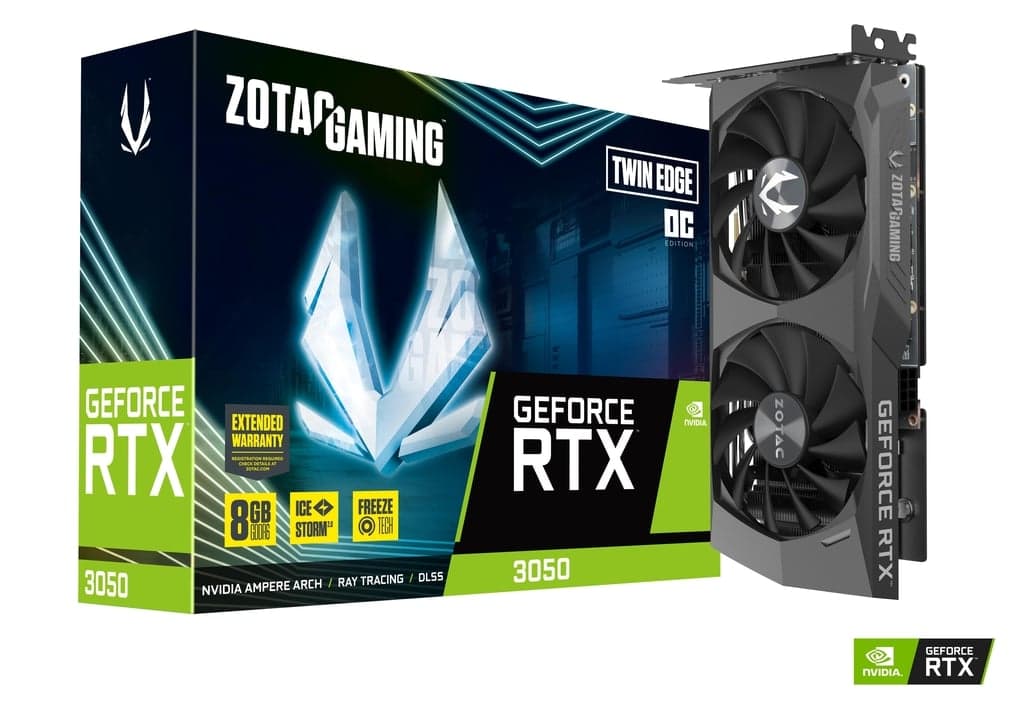 RTX 3050 8GB ZOTAC RTX 3050 8GB Twin Edge