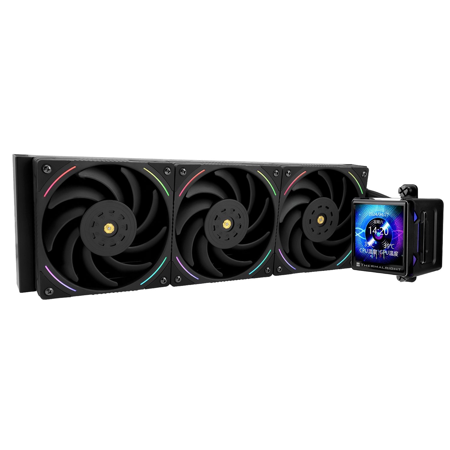 Water Cooler Thermalright Elite Vision 360 360mm ARGB Water Cooler Thermalright Elite Vision 360 360mm ARGB Preto