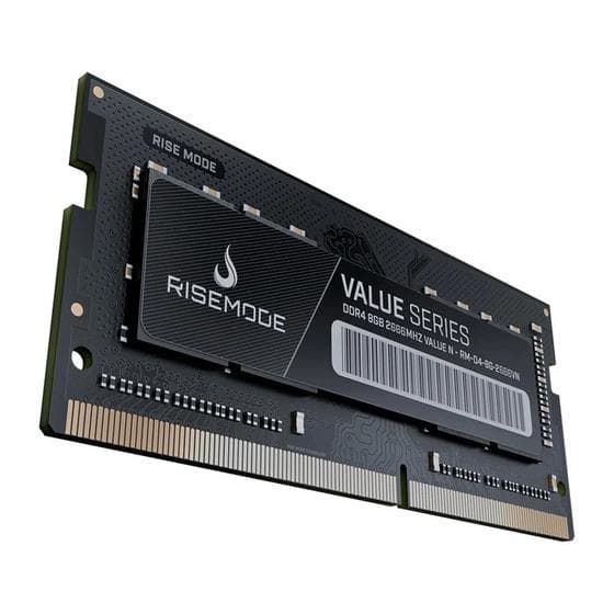Rise Mode Value 8GB (1x8GB) DDR4 SO-DIMM 2666MHz CL19 Preto - RM-D4-8G-2666VN