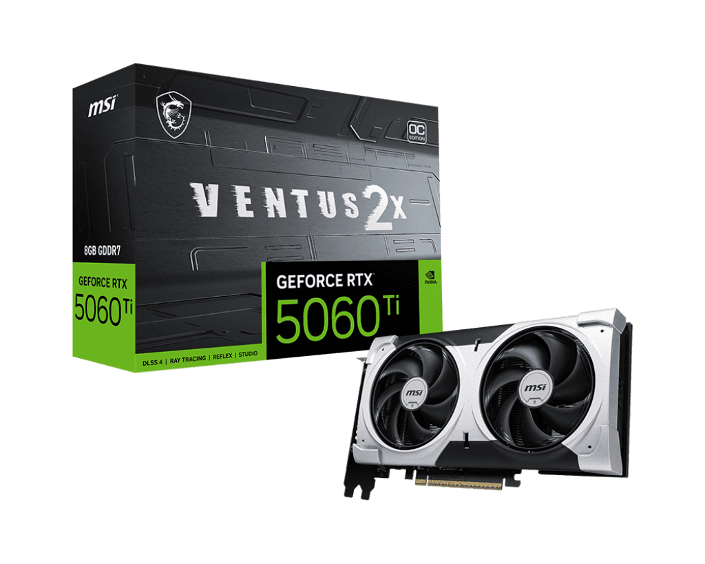 RTX 5060 Ti 8GB MSI RTX 5060 Ti 8GB Ventus 2X OC Plus