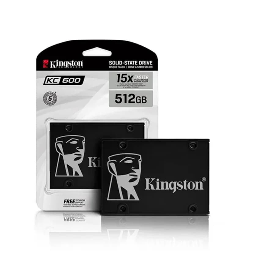 Kingston KC600 512GB SSD SATA III - SKC600/512G