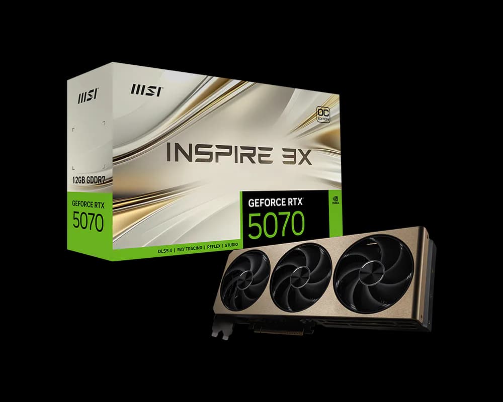 RTX 5070 MSI RTX 5070 Inspire 3X OC