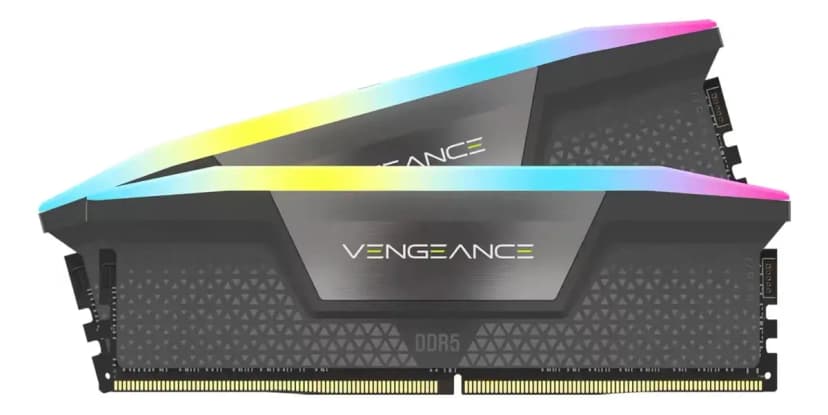 Corsair Vengeance RGB 32GB (2x16GB) DDR5 5600MHz CL36 Preto - CMH32GX5M2B5600Z36K