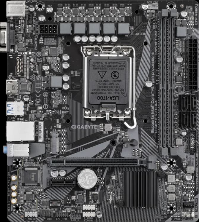 Gigabyte B760M K V2 DDR4 LGA1700 Micro-ATX DDR4
