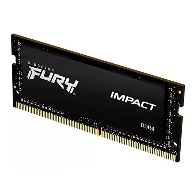 Kingston Fury Impact 16GB DDR4 SO-DIMM Kingston Fury Impact 16GB (1x16GB) DDR4 SO-DIMM 3200MHz CL20 Preto - KF432S20IB/16