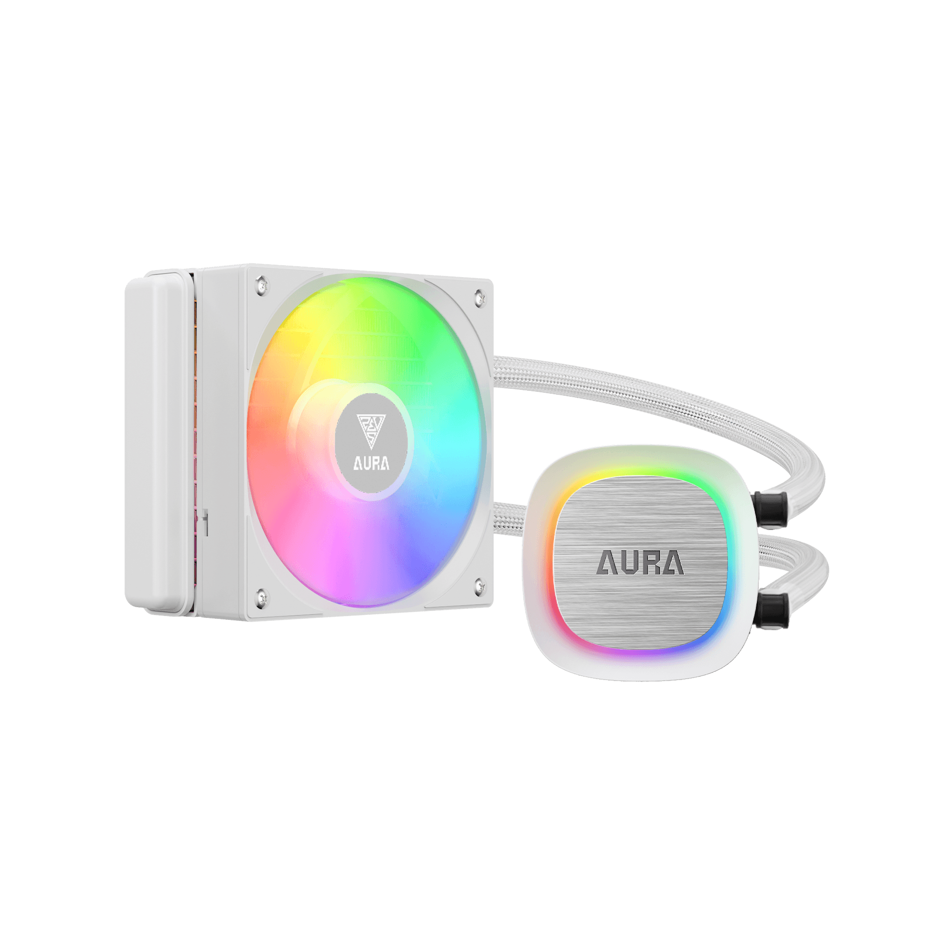 Water Cooler Gamdias Aura GL 120 V2 120mm ARGB Water Cooler Gamdias Aura GL 120 V2 120mm ARGB Branco - AURA GL120 V2 WH