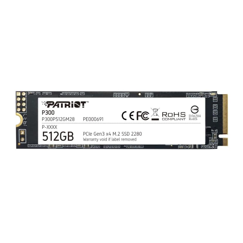 Patriot P300 512GB SSD NVMe Gen 3 - P300P512GM28