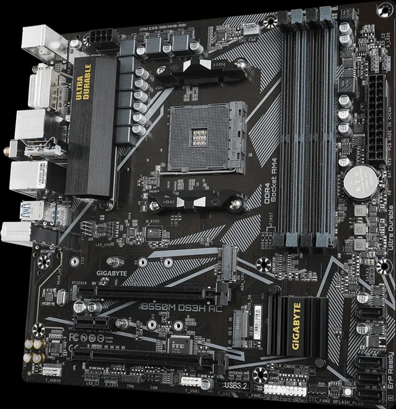 Gigabyte B550M DS3H AC AM4 Micro-ATX DDR4 WiFi