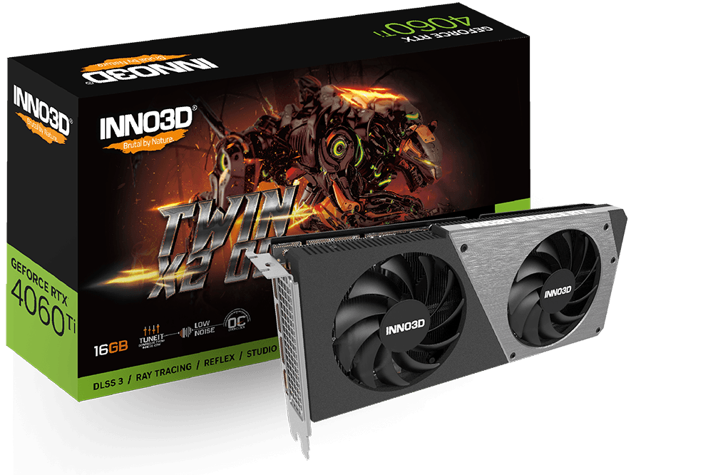 RTX 4060 Ti 16GB INNO3D RTX 4060 Ti 16GB Twin X2 OC
