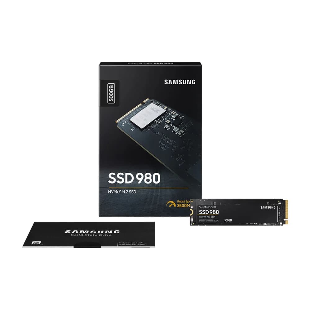 Samsung 980 500GB SSD NVMe Gen 3 - MZ-V8V500B/AM Samsung 980 500GB SSD NVMe Gen 3 - MZ-V8V500B/AM