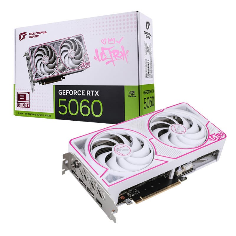 RTX 5060 Colorful RTX 5060 iGame Ultra W DUO OC