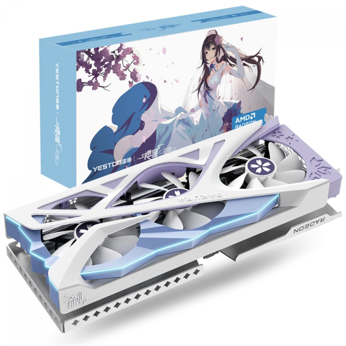 RX 9060 XT 16GB Yeston RX 9060 XT 16GB Sakura