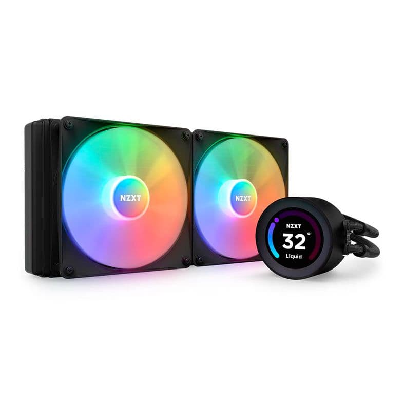 Water Cooler NZXT Kraken Elite 280 RGB 280mm RGB Preto - RL-KR28E-B1