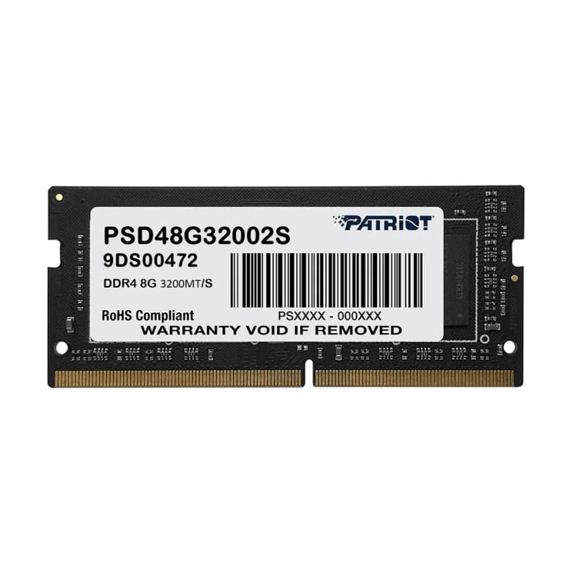Patriot Signature Line 8GB (1x8GB) DDR4 SO-DIMM 3200MHz CL22 Preto - PSD48G32002S