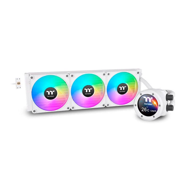Water Cooler Thermaltake TH360 V2 Ultra EX ARGB Sync 360mm ARGB Water Cooler Thermaltake TH360 V2 Ultra EX ARGB Sync 360mm ARGB Branco - CL-W426-PL12SW-A