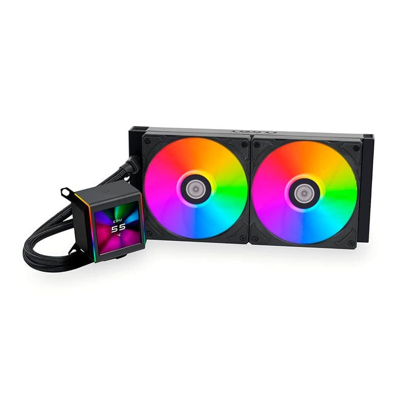 Water Cooler Lian Li Galahad II LCD 280 280mm ARGB Preto - GA2LCD280-BK