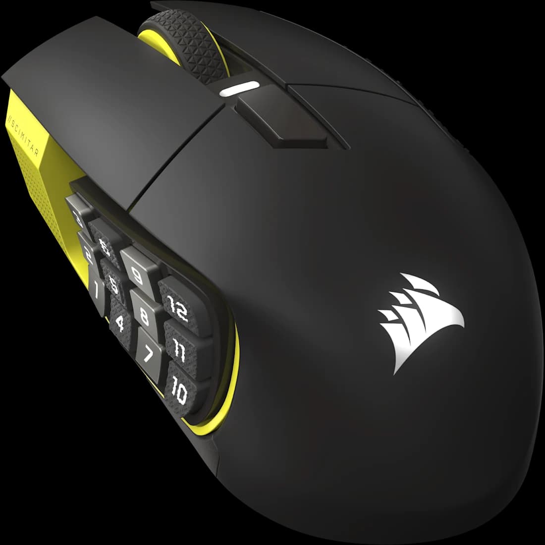 Corsair Scimitar Elite Wireless SE Sem Fio, Sensor MARKSMAN S 33K, 33000 DPI Corsair Scimitar Elite Wireless SE Sem Fio, Sensor MARKSMAN S 33K, 33000 DPI, Preto/Amarelo - CH-9314415